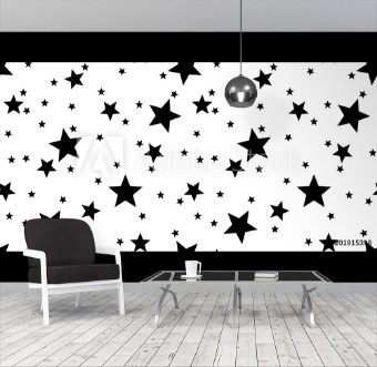 Bild på Star vector seamless Pattern isolated repeat background wallpaper